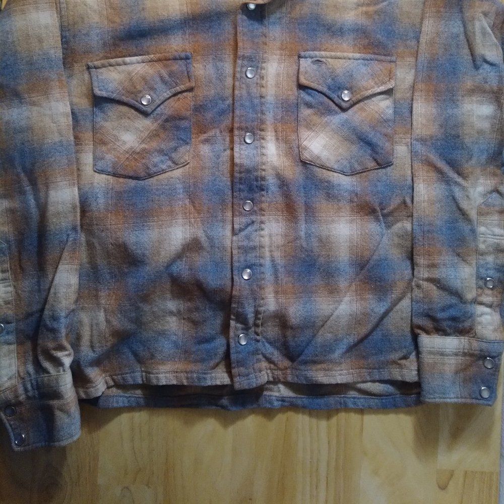 Vintage Pendleton High Grade Western Flannel Wool Button Down Shirt - Picture 3 of 6